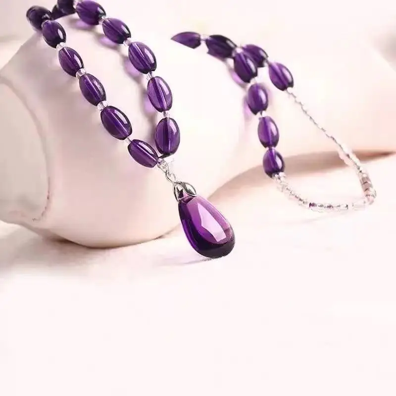 natural amethyst necklace raw stone piedras crystal bracelet jewelry feng shui for women Decorativas organic material Pendant
natural amethyst necklace raw stone piedras crystal bracelet jewelry feng shui for women Decorativas organic material Pendant