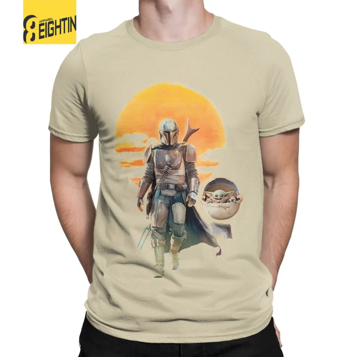 Disney Men Mando And Yoda Sunset Walk Tee Women T-Shirt Short Sleeve Print Tshirt Star Wars Lady Harajuku T Shirt
Disney Men Mando And Yoda Sunset Walk Tee Women T-Shirt Short Sleeve Print Tshirt Star Wars Lady Harajuku T Shirt