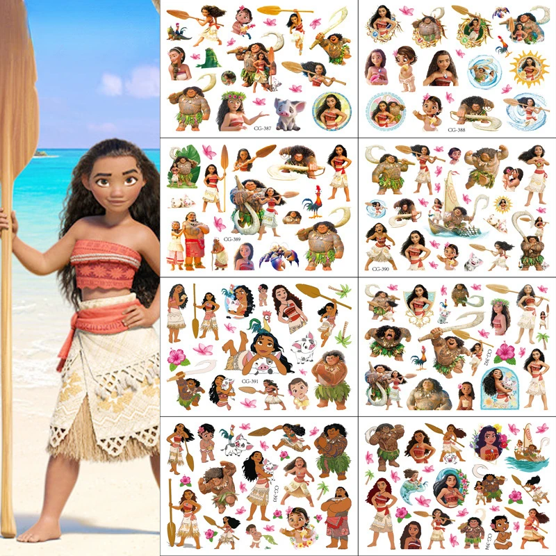 8pcs Disney Children Cute Cartoon Moana Temporary Tattoo Stickers Baby Shower Kids Body Makeup Sticker Tattoos
8pcs Disney Children Cute Cartoon Moana Temporary Tattoo Stickers Baby Shower Kids Body Makeup Sticker Tattoos