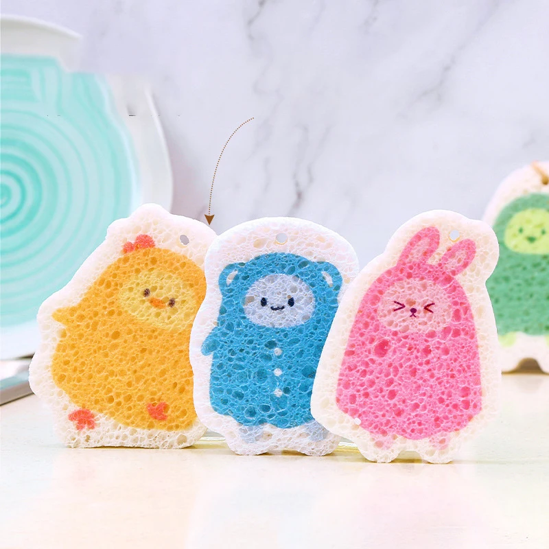 Wood Pulp Sponge Wipe Sponge Dishwashing Cloth Cartoon Pot Washing Sponge Brush Household Kitchen Decontamination Cleaning Rag
Wood Pulp Sponge Wipe Sponge Dishwashing Cloth Cartoon Pot Washing Sponge Brush Household Kitchen Decontamination Cleaning Rag