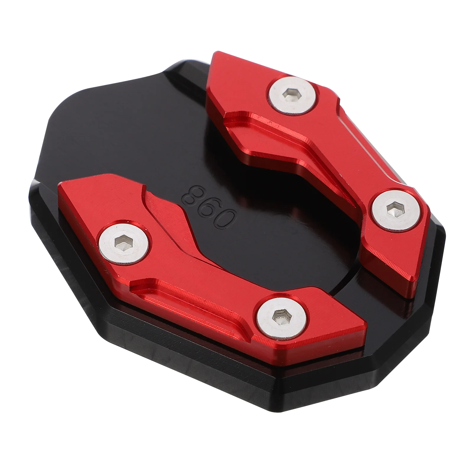 Foot Side Stand Support Plate Motorcycle Kickstand Foot Side Stand Extension Enlarger Pad Support Plate (Red)
Foot Side Stand Support Plate Motorcycle Kickstand Foot Side Stand Extension Enlarger Pad Support Plate (Red)