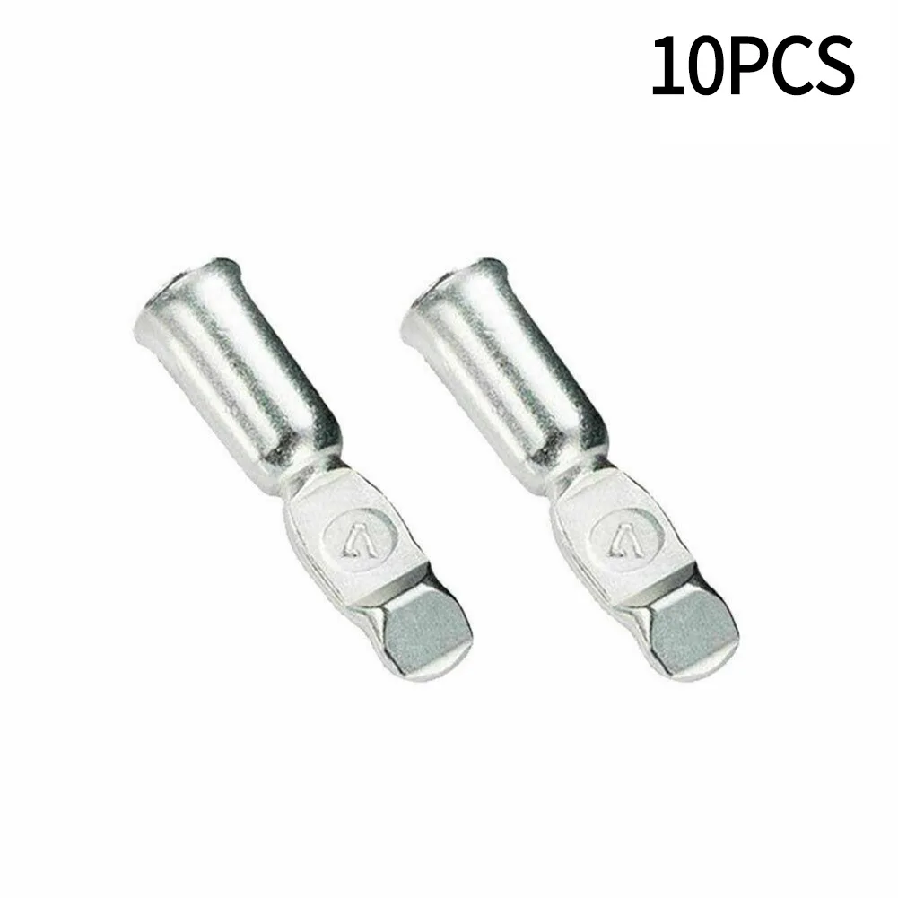 10PCS FOR Anderson Plug Contacts Pins Lugs High Current Terminals For 50 Amp Connectors 12AWG Power Tool
10PCS FOR Anderson Plug Contacts Pins Lugs High Current Terminals For 50 Amp Connectors 12AWG Power Tool