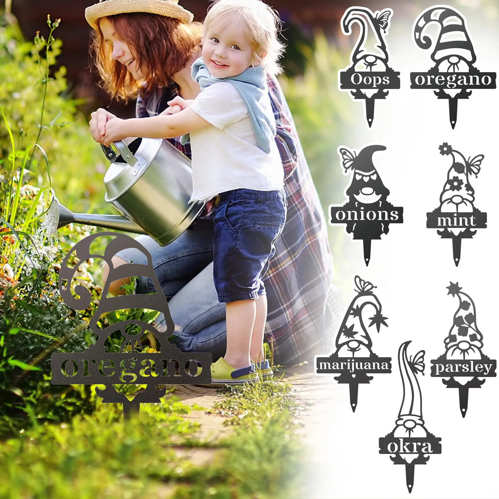 Garden Gnomes Plant Markers Indoor & Outdoor Herb Garden Stakes Fruit And Vegetable Seed Labels Plant Tags Waterproof
Garden Gnomes Plant Markers Indoor & Outdoor Herb Garden Stakes Fruit And Vegetable Seed Labels Plant Tags Waterproof