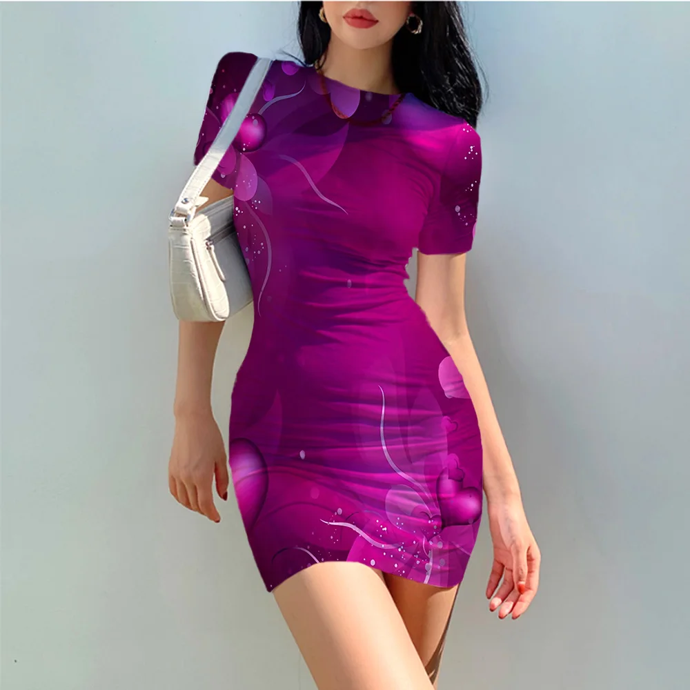 Women's Casual Sports Dress Panel Design Colorful Pattern Decorative O-Neck Slim Fit Mini Sportswear Fashion Mini Dress
Women's Casual Sports Dress Panel Design Colorful Pattern Decorative O-Neck Slim Fit Mini Sportswear Fashion Mini Dress