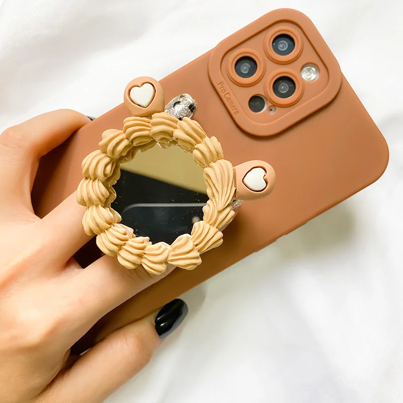 INS Bear Ears Phone Holder Griptok Make-up Mirror Phone Stand Foldable Phone Grip for IPhone Samsung Xiaomi Phone Accessories
INS Bear Ears Phone Holder Griptok Make-up Mirror Phone Stand Foldable Phone Grip for IPhone Samsung Xiaomi Phone Accessories