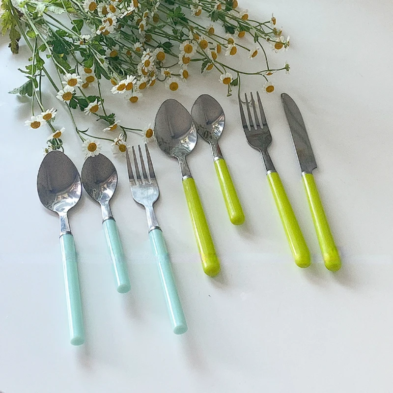 Korean Stainless Steel Western Food Tableware Desserts and Gourmet Tableware Spoon and Fork Set Spoons
Korean Stainless Steel Western Food Tableware Desserts and Gourmet Tableware Spoon and Fork Set Spoons