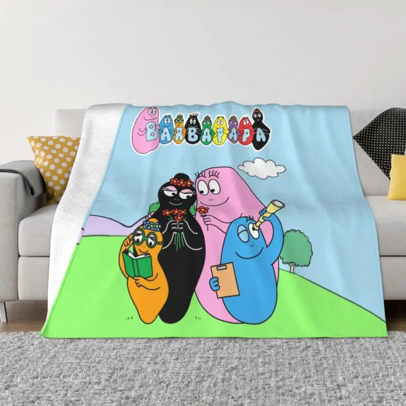 Barbapapa Mom Dad And Two Kids Blanket Soft Fleece Spring Warm Flannel TV Series Throw Blankets for Sofa Outdoor Bedding Quilt
Barbapapa Mom Dad And Two Kids Blanket Soft Fleece Spring Warm Flannel TV Series Throw Blankets for Sofa Outdoor Bedding Quilt