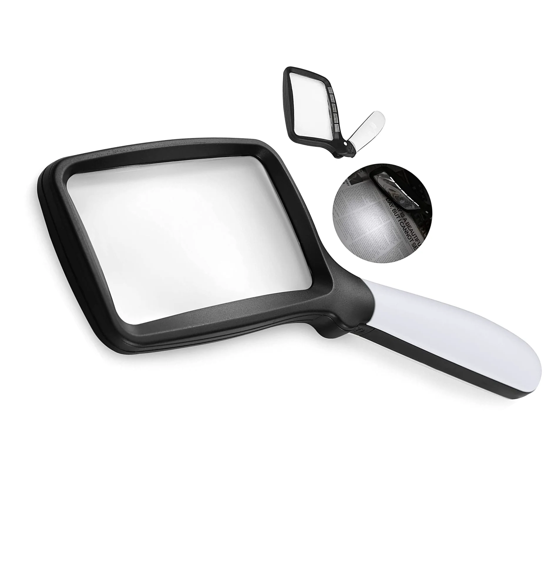 Rectangle Folding Light, Lighted With Magnifying Magnifier Large Glass Handheld Macular Degeneration With Dimmable For
Rectangle Folding Light, Lighted With Magnifying Magnifier Large Glass Handheld Macular Degeneration With Dimmable For