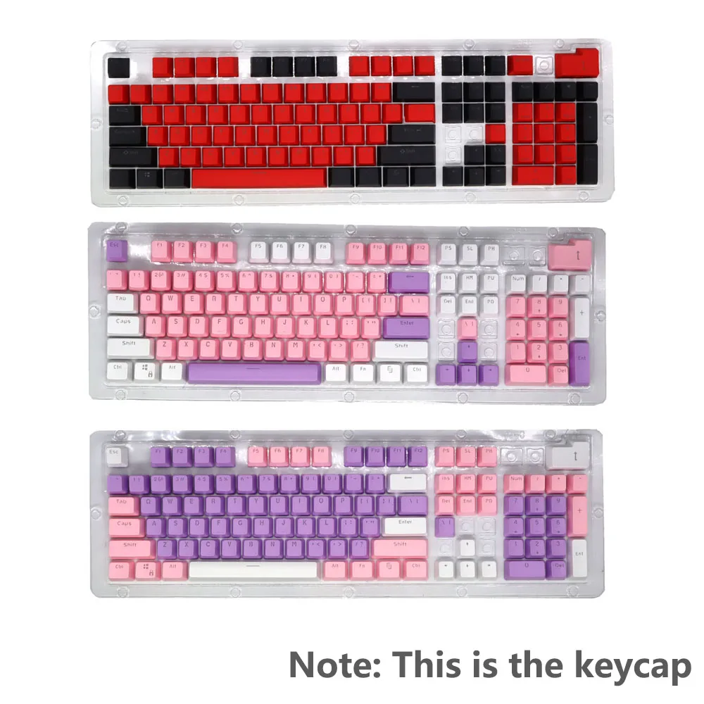 104 Keys three-Colour Keycaps Keyset for Game-player Mechanical Gaming Esports Gaming Keyboard Buttons Replace Key Cap
104 Keys three-Colour Keycaps Keyset for Game-player Mechanical Gaming Esports Gaming Keyboard Buttons Replace Key Cap