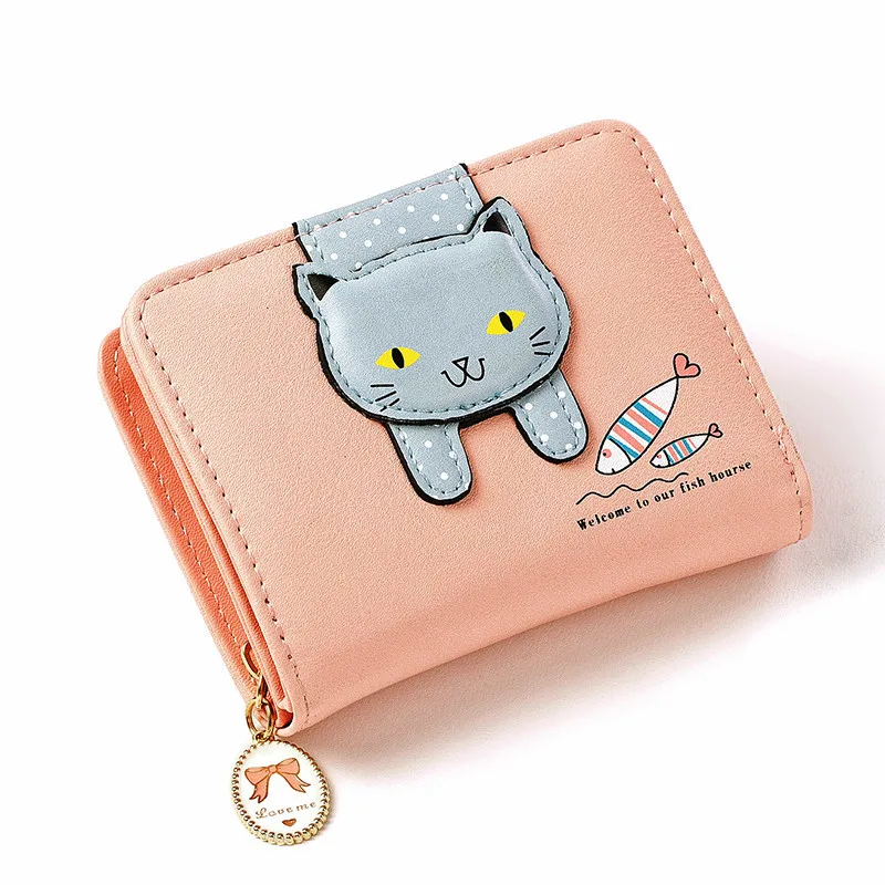2022 New Cute Cartoon Short Wallet Leather Kitten Small Fish Zipper Folding Female Wallet Coin Purse Portable Wallet Gift
2022 New Cute Cartoon Short Wallet Leather Kitten Small Fish Zipper Folding Female Wallet Coin Purse Portable Wallet Gift