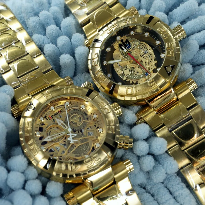 Fashion Gears Mechanical Style Hollow Out Dial Watch Luminous Pointer Auto-date Steel Strap Men Quartz Wristwatch
Fashion Gears Mechanical Style Hollow Out Dial Watch Luminous Pointer Auto-date Steel Strap Men Quartz Wristwatch