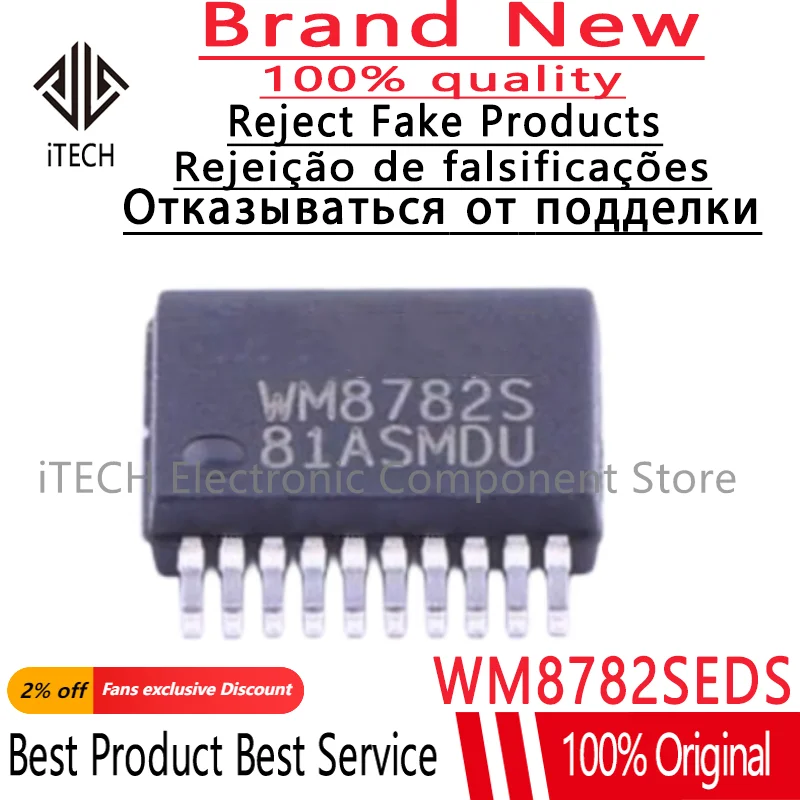 10PCS/LOT WM8782SEDS WM8782S SSOP20 New Original In Stock
10PCS/LOT WM8782SEDS WM8782S SSOP20 New Original In Stock