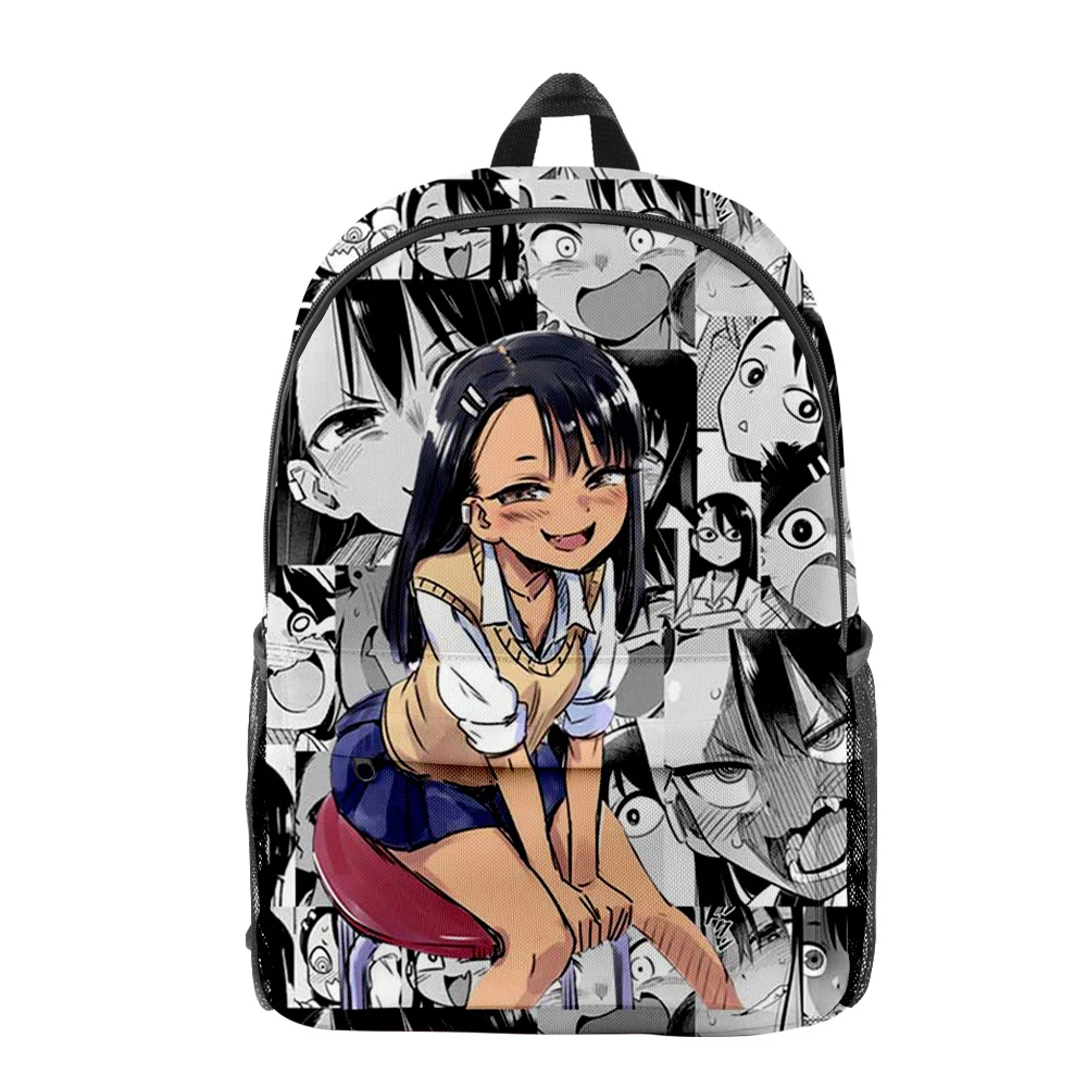 Fashion Creative nagatoro 3D Print Student School Bags Boys Girls Travel Bags Oxford Waterproof Notebook Shoulder Backpacks
Fashion Creative nagatoro 3D Print Student School Bags Boys Girls Travel Bags Oxford Waterproof Notebook Shoulder Backpacks