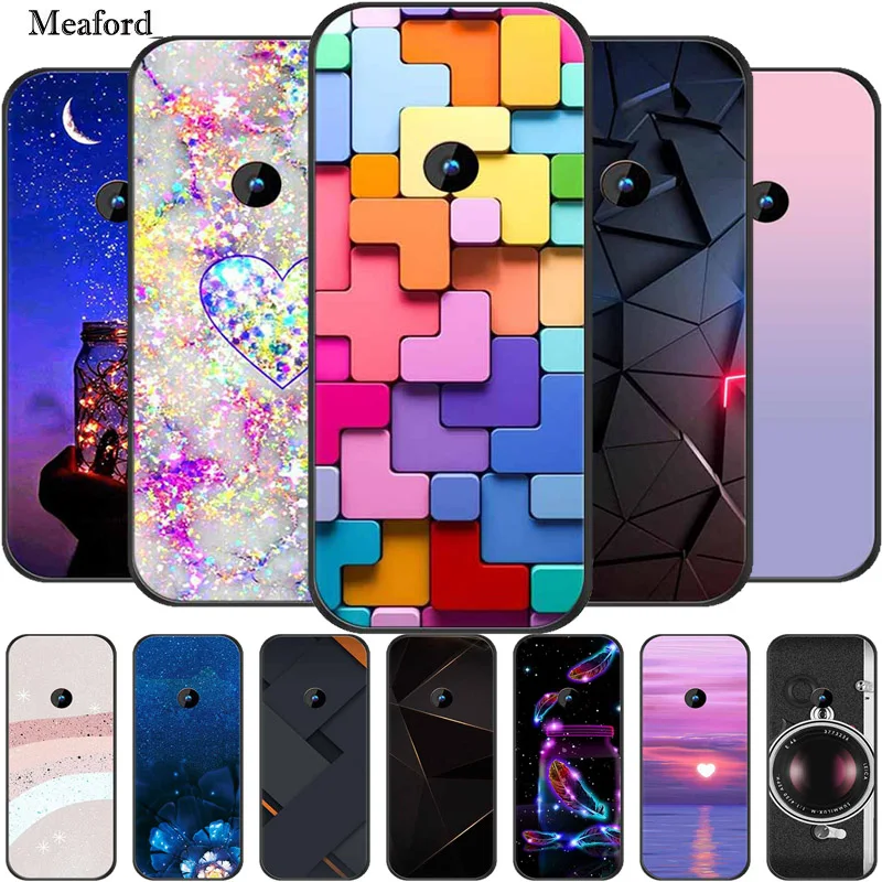 

For Nokia 110 4G Case Luxury Soft Silicon TPU Phone Back Cover Fundas For Nokia 110 4G Nokia110 4G Bumper Clear Protector Coque