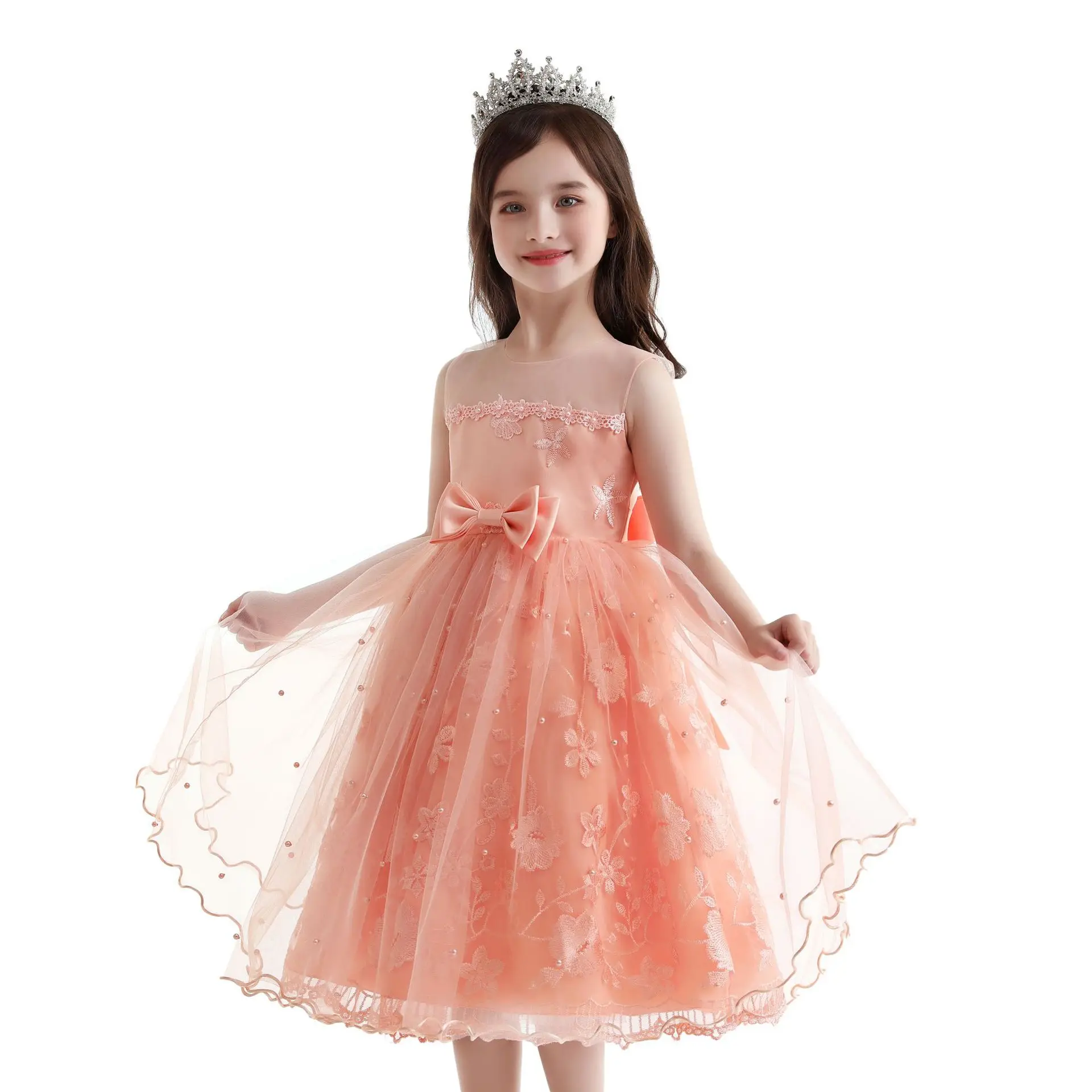 Teenage Girls Dress Children's Clothing Party Elegant Princess Long Tulle Baby Girls Kids Lace Wedding Ceremony Dresses
Teenage Girls Dress Children's Clothing Party Elegant Princess Long Tulle Baby Girls Kids Lace Wedding Ceremony Dresses