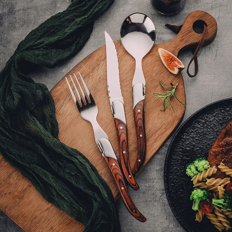European Style Cutlery Set Stainless Steel Spoon Fork Eco Friendly Luxury Cutlery Steak Knife Bestekset Kitchen Tableware 50
European Style Cutlery Set Stainless Steel Spoon Fork Eco Friendly Luxury Cutlery Steak Knife Bestekset Kitchen Tableware 50