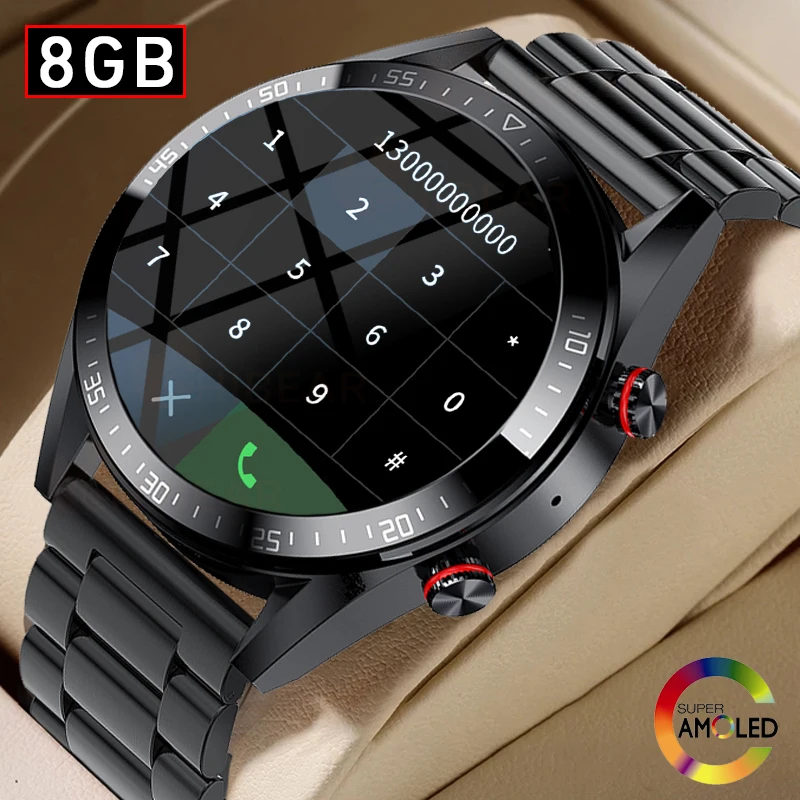 New Smart Watch Mens 8G Memory Local Music Player 454*454 AMOLED Screen Bluetooth Call Sports Man Smartwatch For Samsung Huawei
New Smart Watch Mens 8G Memory Local Music Player 454*454 AMOLED Screen Bluetooth Call Sports Man Smartwatch For Samsung Huawei