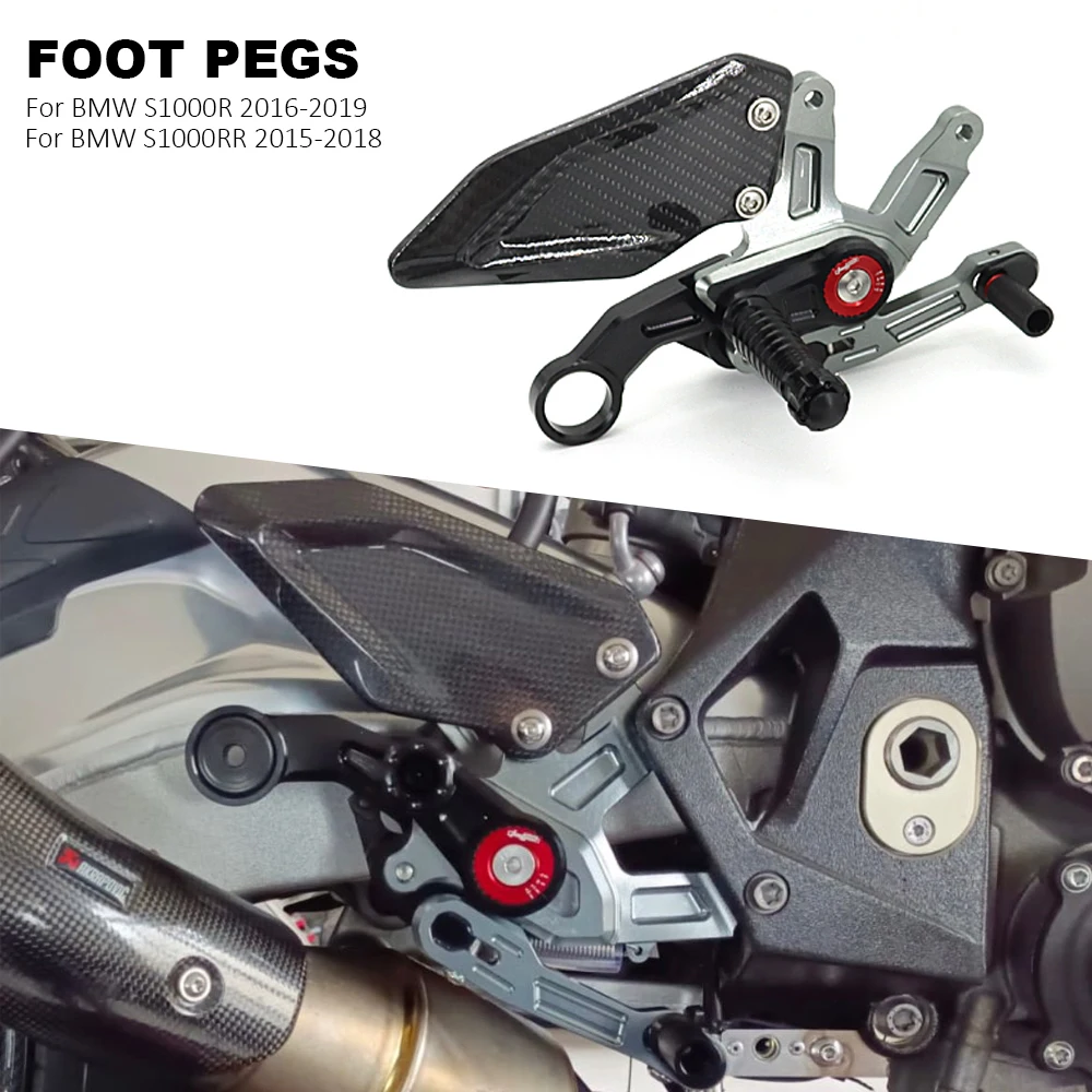 Carbon Fiber CNC Adjustable Motorcycle Foot Pegs Rest Rearset Rear Set Footrest For BMW S1000RR 2015-2018 S1000R 2016-2019
Carbon Fiber CNC Adjustable Motorcycle Foot Pegs Rest Rearset Rear Set Footrest For BMW S1000RR 2015-2018 S1000R 2016-2019