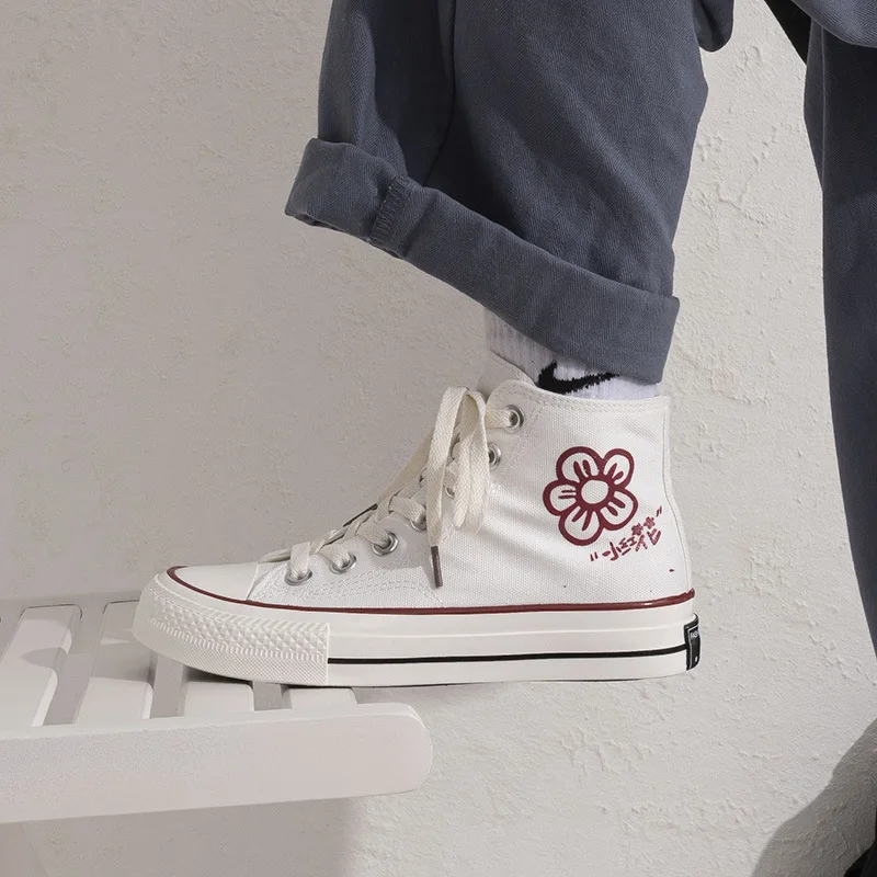 2022 New High Top Thick Bottom Muffin Heel Inside High Canvas Shoes Women's White Shoes Flower Black Gumshoes Girls Womens Shoe
2022 New High Top Thick Bottom Muffin Heel Inside High Canvas Shoes Women's White Shoes Flower Black Gumshoes Girls Womens Shoe