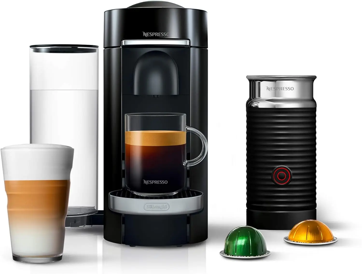 Машина для эспрессо VertuoPlus от De'Longhi с пеной для молока, 4 чашки, Черная
Машина для эспрессо VertuoPlus от De'Longhi с пеной для молока, 4 чашки, Черная