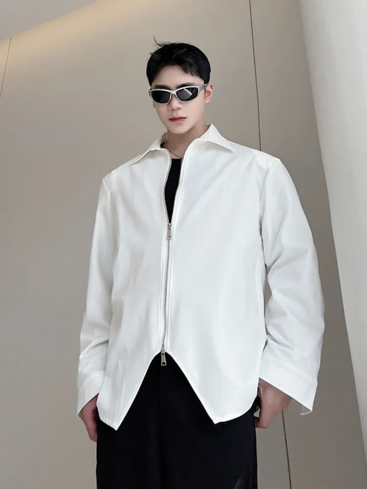 SYUHGFA 2022 Autumn Lapel Long Sleeve Shirt For Men Double Zippers Loose Korea Streetwear Shoulder Pads Shirts Men Clothing
SYUHGFA 2022 Autumn Lapel Long Sleeve Shirt For Men Double Zippers Loose Korea Streetwear Shoulder Pads Shirts Men Clothing