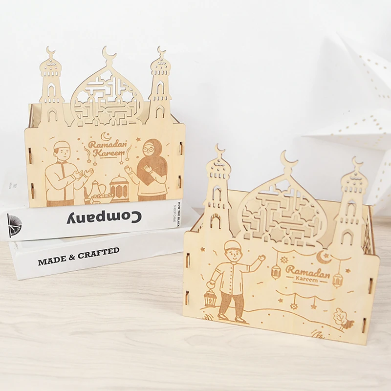 Wooden Ramadan Kareem Food Tray Dessert Biscuit Candy Display Rack Eid Mubarak 2023 Islamic Muslim Party Decoration Supplies
Wooden Ramadan Kareem Food Tray Dessert Biscuit Candy Display Rack Eid Mubarak 2023 Islamic Muslim Party Decoration Supplies