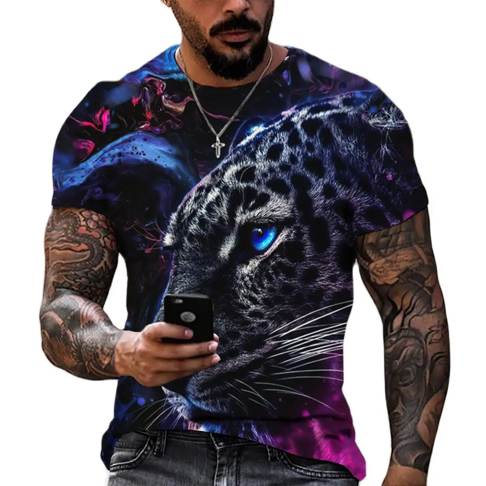 Tiger Fighting Animal Beast Fierce Lion/leopard Print 3D T-shirt Men's Short Sleeve Tops Oversized Tees Shirt Men Design Clothes
Tiger Fighting Animal Beast Fierce Lion/leopard Print 3D T-shirt Men's Short Sleeve Tops Oversized Tees Shirt Men Design Clothes