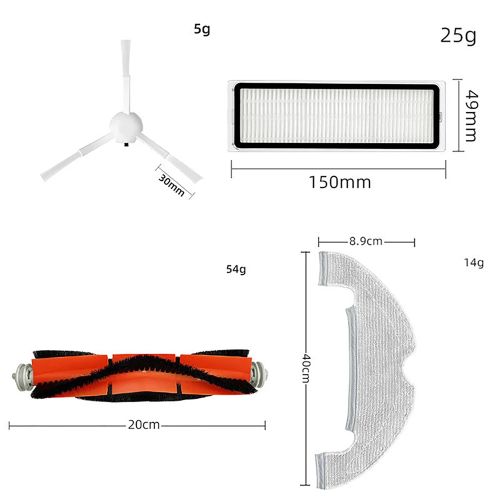 Vacuum Cleaner Parts Accessories Hepa Filter Main Side Brush Mop Cloth for Mi STYTJ05ZHM
Vacuum Cleaner Parts Accessories Hepa Filter Main Side Brush Mop Cloth for Mi STYTJ05ZHM