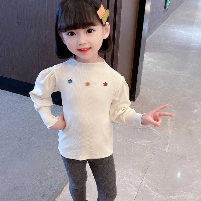 Children Clothes Girls Spring Autumn 2022 Spring and Autumn Undershirt for Girls Baby New Long Sleeved Casual Shirt Outside Top
Children Clothes Girls Spring Autumn 2022 Spring and Autumn Undershirt for Girls Baby New Long Sleeved Casual Shirt Outside Top
