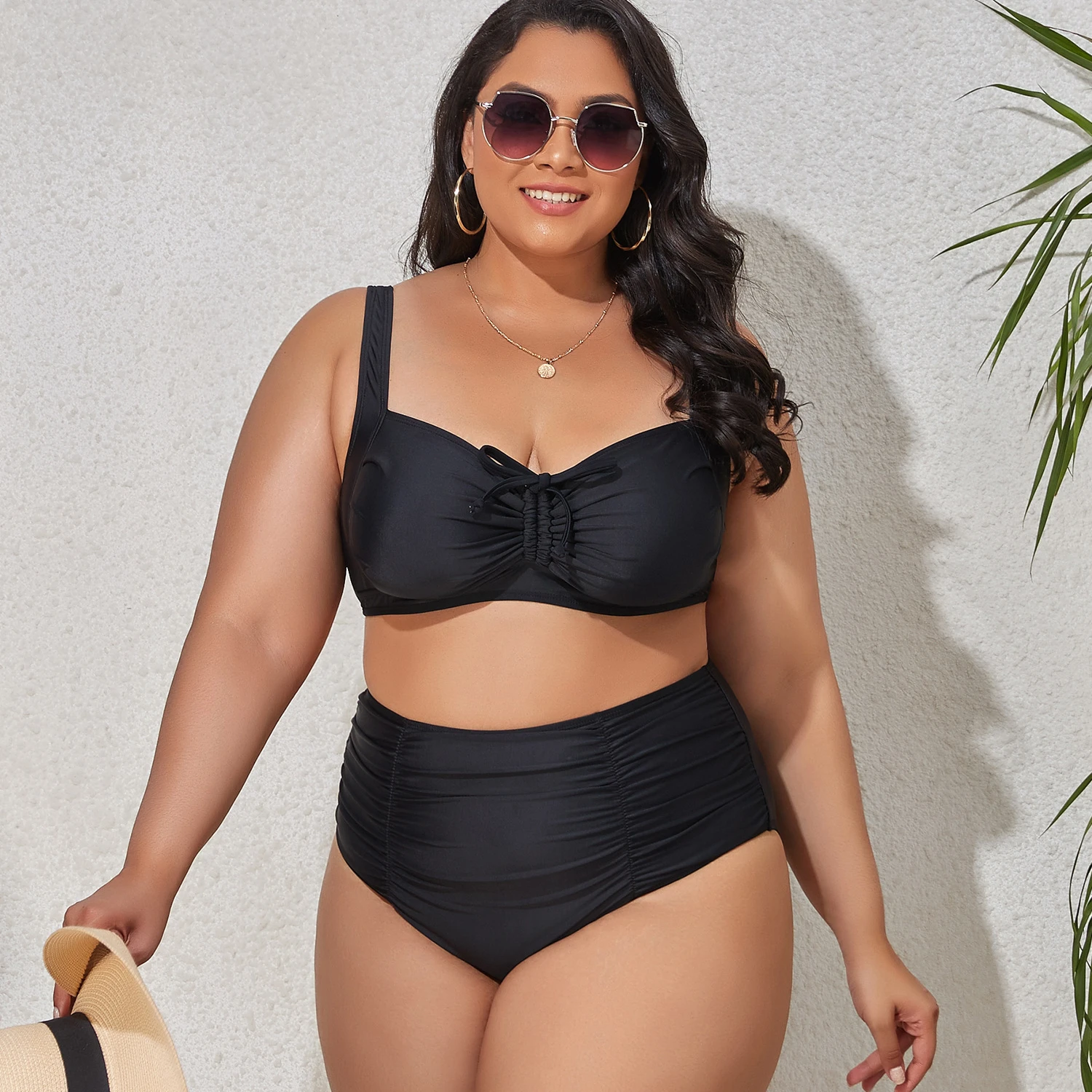 2022 New Plus Large Size Swimwear Two Piece Swimsuit For Women Swimming Suit Bathing Set Bikini High Waist Beach Wear Fat Women
2022 New Plus Large Size Swimwear Two Piece Swimsuit For Women Swimming Suit Bathing Set Bikini High Waist Beach Wear Fat Women