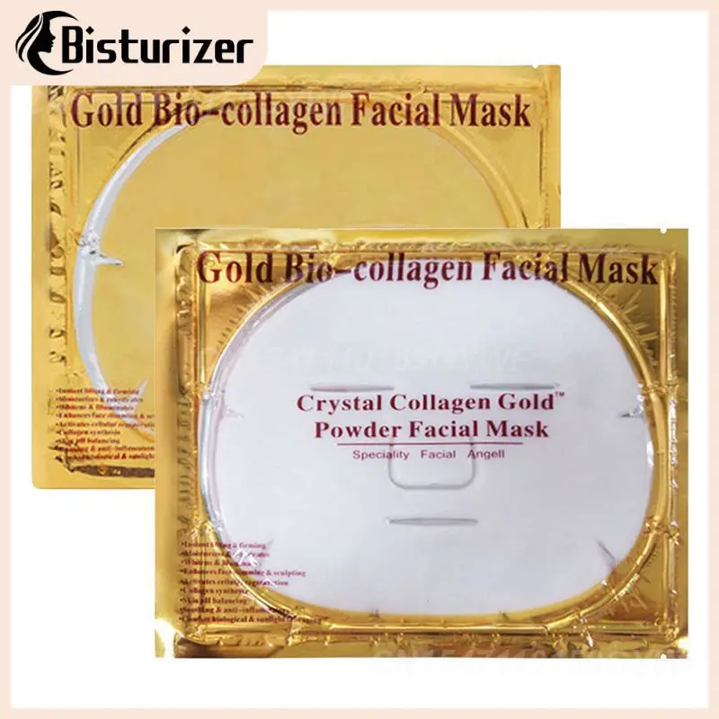

24K золотая коллагеновая маска для лица против морщин и черных точек увлажняющая отбеливающая маска для лица для ухода за кожей TSLM2