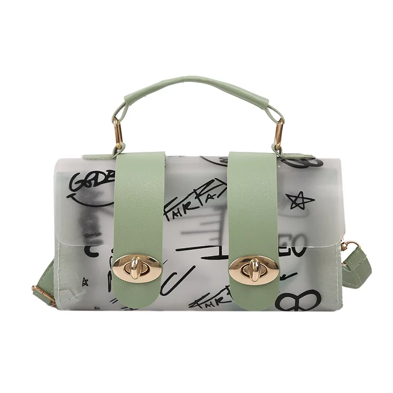 2022 New Graffiti Pvc Handbag Women Crossbody Shoulder Messenger Bag Female Jelly Bag Transparent Summer Purse
2022 New Graffiti Pvc Handbag Women Crossbody Shoulder Messenger Bag Female Jelly Bag Transparent Summer Purse