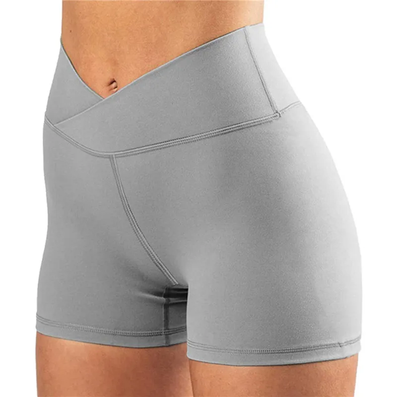 Women Summer New Yoga Fitness Shorts High Waist Cross Waist Cycling Sport Leggings Female Running Tight Trainning Short Pants
Women Summer New Yoga Fitness Shorts High Waist Cross Waist Cycling Sport Leggings Female Running Tight Trainning Short Pants