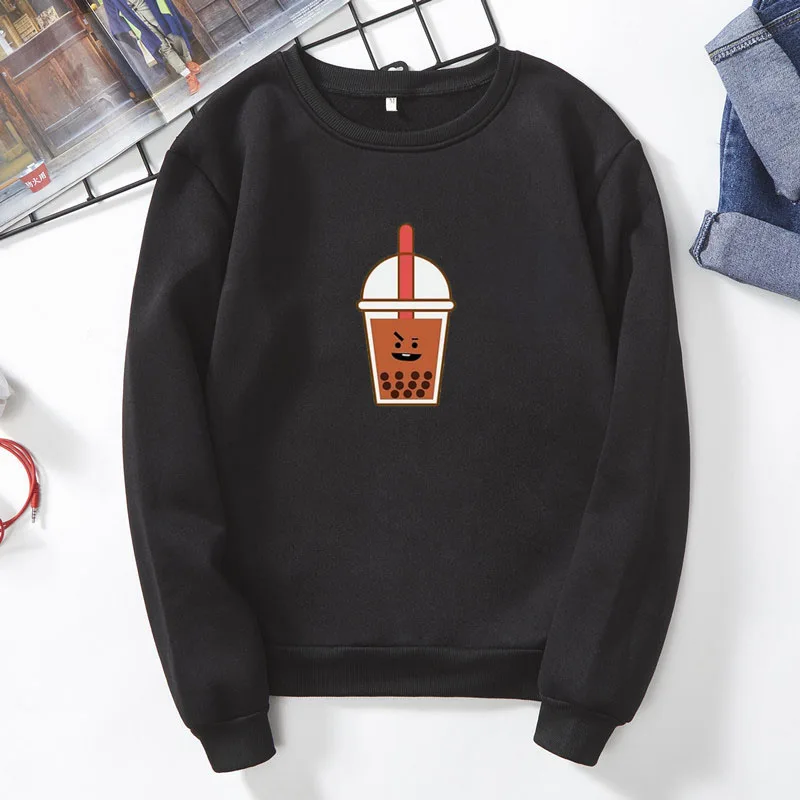 Korea Harajuku KPOP milk tea doll round neck sweatshirt plus velvet long-sleeved hoodie personality sweatshirt funny pullover
Korea Harajuku KPOP milk tea doll round neck sweatshirt plus velvet long-sleeved hoodie personality sweatshirt funny pullover