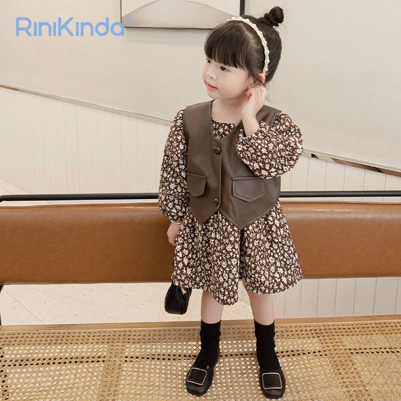 Girls Clothing Sets 2023 New Autumn Baby Casual Clothes Outfits Long Sleeve Floral Dress Vest 2Pcs for Kids Clothing Sets
Girls Clothing Sets 2023 New Autumn Baby Casual Clothes Outfits Long Sleeve Floral Dress Vest 2Pcs for Kids Clothing Sets