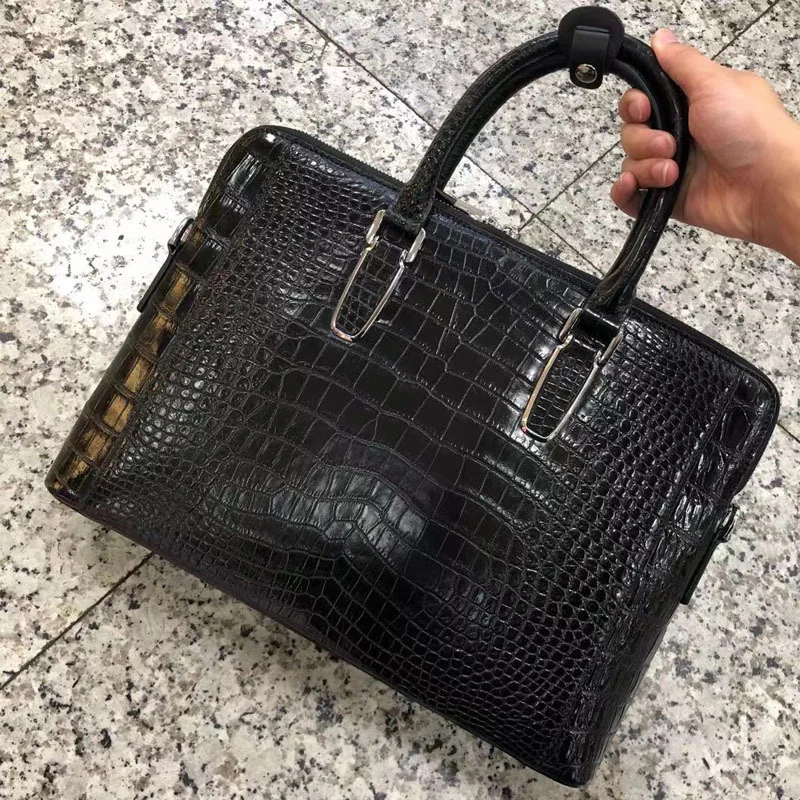 New Crocodile Genuine Leather Handbag Men's Casual Shoulder Bag Fashion Trend Business Office Men Messenger Luxury Designer Bags
New Crocodile Genuine Leather Handbag Men's Casual Shoulder Bag Fashion Trend Business Office Men Messenger Luxury Designer Bags