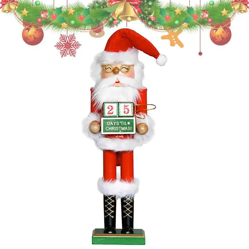 Santa Nutcracker Days Until Christmas Countdown Advent Calendar Nutcracker Puppet 15inch Christmas Wooden Nutcracker Figures For
Santa Nutcracker Days Until Christmas Countdown Advent Calendar Nutcracker Puppet 15inch Christmas Wooden Nutcracker Figures For