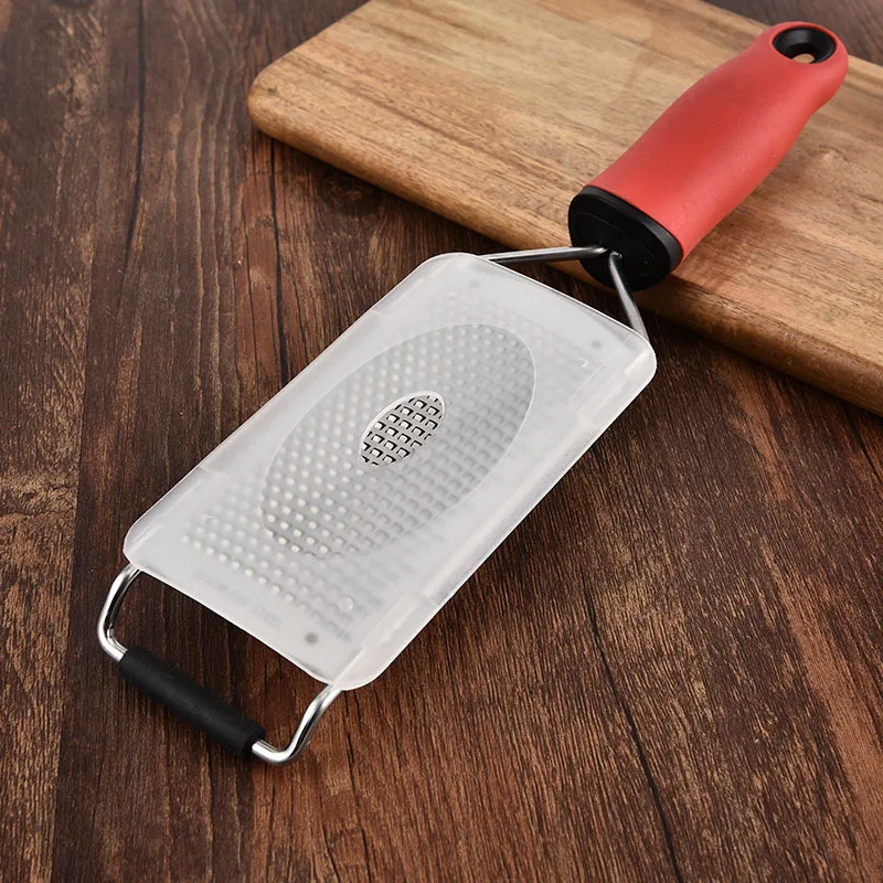 Cheese Grater Stainless Steel Citrus Lemon Zester Ginger Potato Chocolate Slicer Spreader with Plastic Cover Kitchen Gadgets1pcs
Cheese Grater Stainless Steel Citrus Lemon Zester Ginger Potato Chocolate Slicer Spreader with Plastic Cover Kitchen Gadgets1pcs