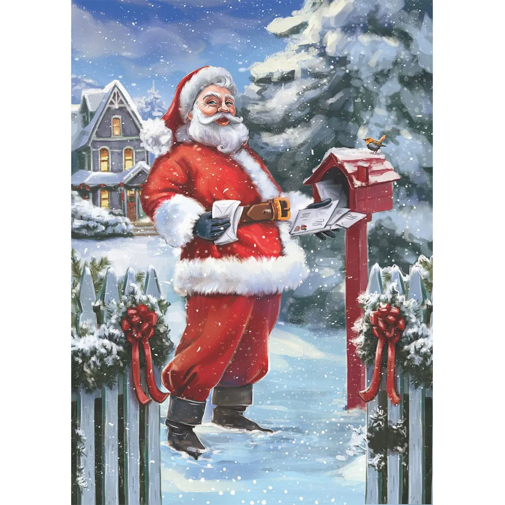 5D Full Round Diamond Painting Santa Claus Snow XmasPainting Embroidery Christmas Picture Painting Home Decor
5D Full Round Diamond Painting Santa Claus Snow XmasPainting Embroidery Christmas Picture Painting Home Decor