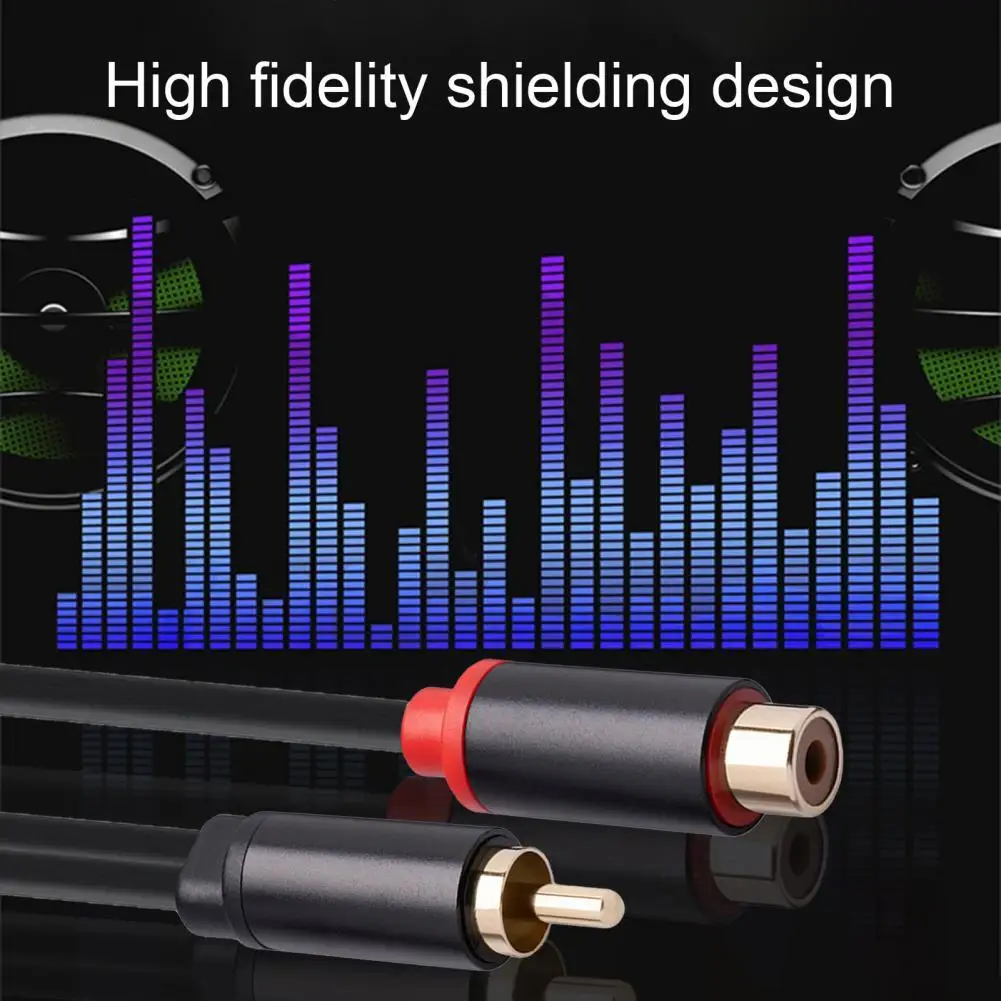 0.3m Audio Cable Gold Plated Plug High Conductivity RCA Male to Dual RCA Female Audio Stereo Splitter Cable for Mixer
0.3m Audio Cable Gold Plated Plug High Conductivity RCA Male to Dual RCA Female Audio Stereo Splitter Cable for Mixer