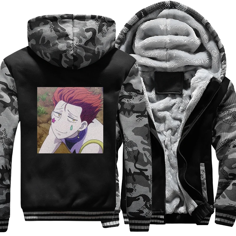 Hunter X Hunter Hxh Winter Jacket Men Fleece Manga Hunterxhunter Japanese Anime Hisoka Harajuku Thicken Hoodies Camo Warm Coats
Hunter X Hunter Hxh Winter Jacket Men Fleece Manga Hunterxhunter Japanese Anime Hisoka Harajuku Thicken Hoodies Camo Warm Coats