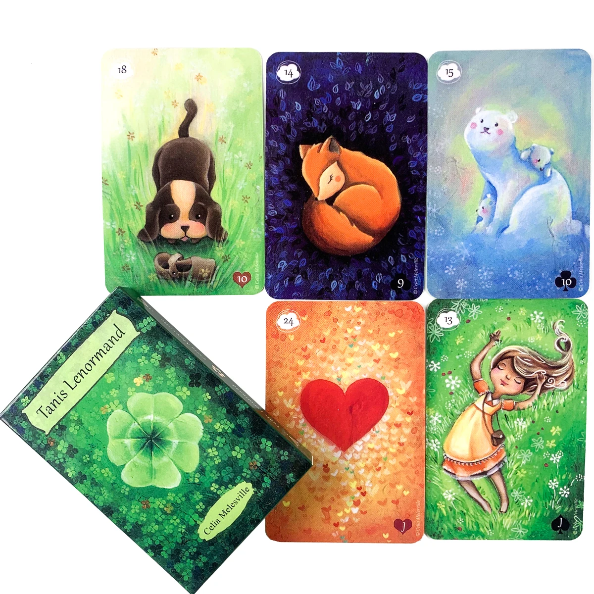 Tanis Lenormand By Celia Melesville Oracle Card Board Game High Quality Special Style Divination Cards Deck Vintage Color Cards
Tanis Lenormand By Celia Melesville Oracle Card Board Game High Quality Special Style Divination Cards Deck Vintage Color Cards