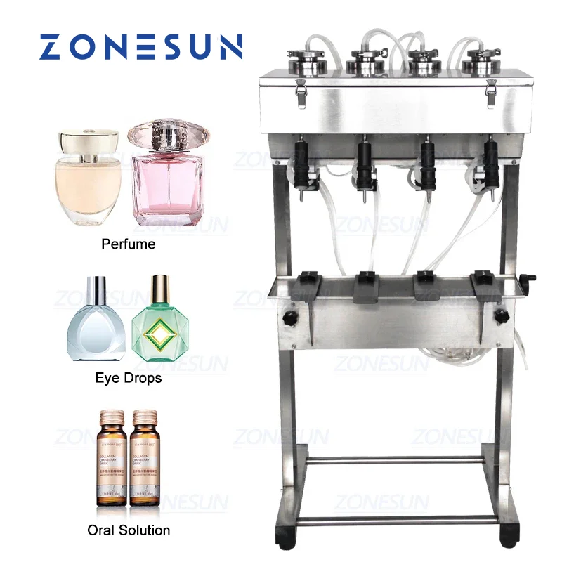 ZONESUN Vacuum Liquid Filling Machine Perfume Eye Drops Oral Solution Cosmetic Liquid Vial Bottle Water Filler
ZONESUN Vacuum Liquid Filling Machine Perfume Eye Drops Oral Solution Cosmetic Liquid Vial Bottle Water Filler