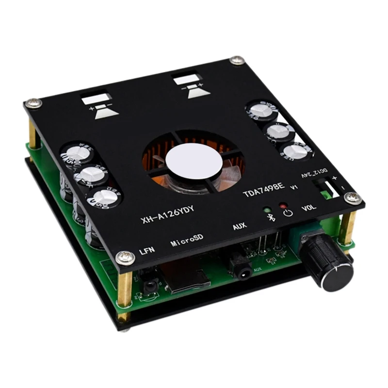 XH-A126 320 Вт усилитель высокой мощности Bluetooth 5,0, плата цифрового усилителя мощности TDA7498E, модуль усилителя звука 160Wx2
XH-A126 320 Вт усилитель высокой мощности Bluetooth 5,0, плата цифрового усилителя мощности TDA7498E, модуль усилителя звука 160Wx2