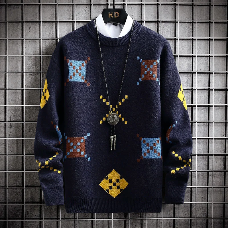 Handsome Winter Christmas Sweater Harajuku s Jumper Thick Warm Loose Turtleneck Pullover Men Top Quality Male Sweaters
Handsome Winter Christmas Sweater Harajuku s Jumper Thick Warm Loose Turtleneck Pullover Men Top Quality Male Sweaters