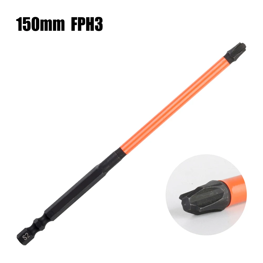 3pcs/set 150mm Magnetic Cross Screwdriver Bit Magnetism Special Screw Driver Batch Head Socket Switch Power Tool FPH1 FPH2 FPH3
3pcs/set 150mm Magnetic Cross Screwdriver Bit Magnetism Special Screw Driver Batch Head Socket Switch Power Tool FPH1 FPH2 FPH3
