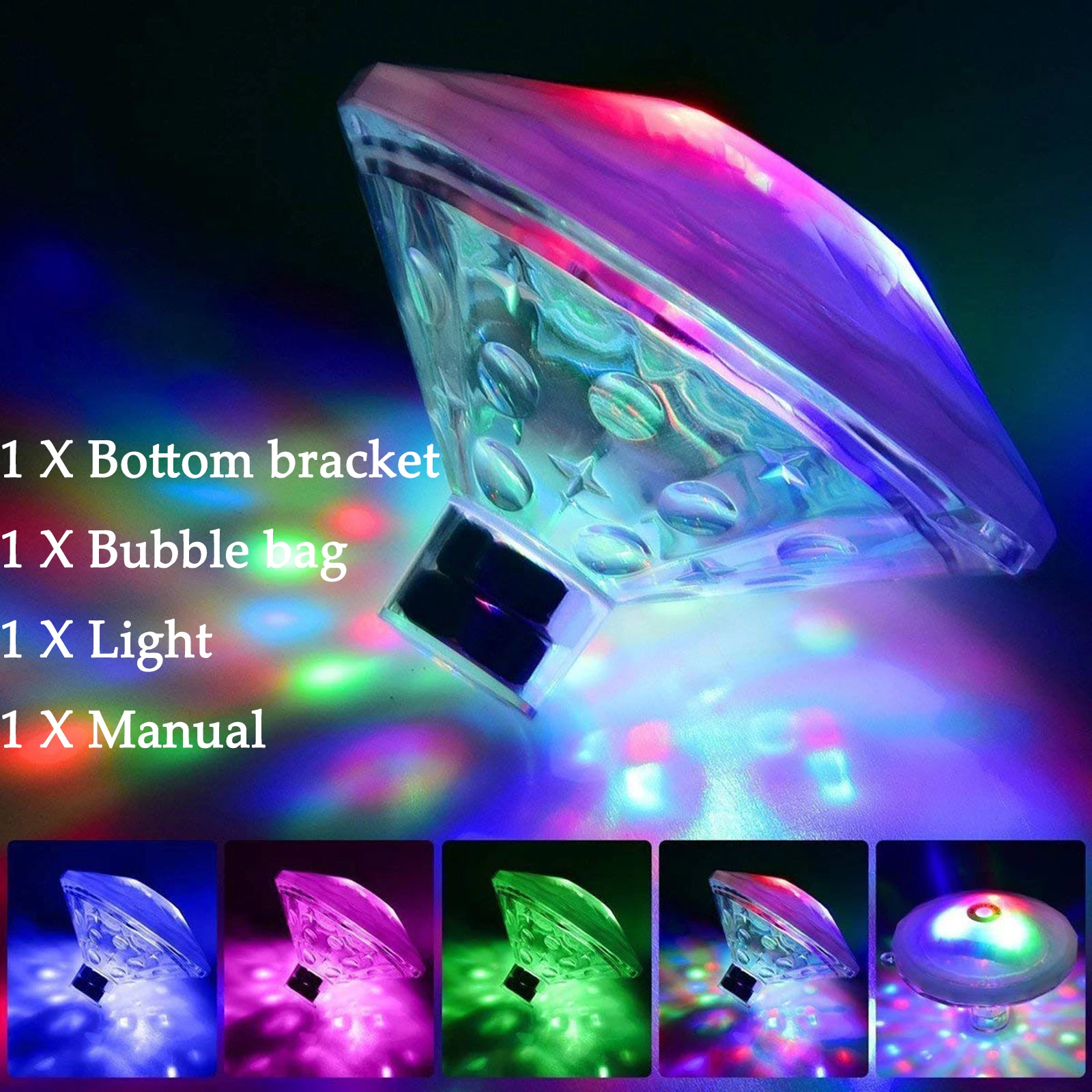 Swimming Pool Lights Floating Pool Light Waterproof Underwater Light with 7 Modes Multi Colour Flashing Spa Lamp Baby Bath Light
Swimming Pool Lights Floating Pool Light Waterproof Underwater Light with 7 Modes Multi Colour Flashing Spa Lamp Baby Bath Light