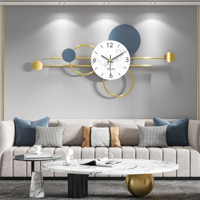 Современные настенные часы в скандинавском стиле, Роскошные Металлические креативные бесшумные настенные украшения для гостиной
Современные настенные часы в скандинавском стиле, Роскошные Металлические креативные бесшумные настенные украшения для гостиной