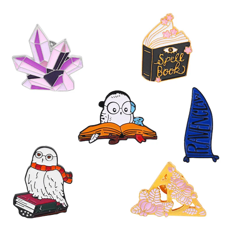 Cartoon Cute Owl Brooch Magic Book Shape Animal Series Alloy Clothing Accessories Backpack Brooch Badge Lapel Pins
Cartoon Cute Owl Brooch Magic Book Shape Animal Series Alloy Clothing Accessories Backpack Brooch Badge Lapel Pins