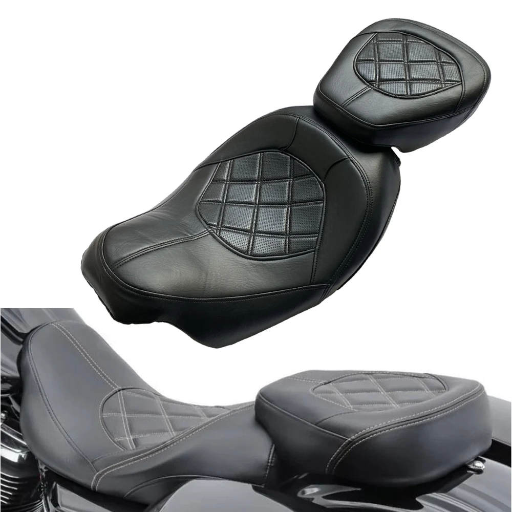 Motorcycle Black Two-Up Front Rear Driver Passenger Seat For Harley Touring CVO Street Glide Road King Special Classic 2009-2020
Motorcycle Black Two-Up Front Rear Driver Passenger Seat For Harley Touring CVO Street Glide Road King Special Classic 2009-2020